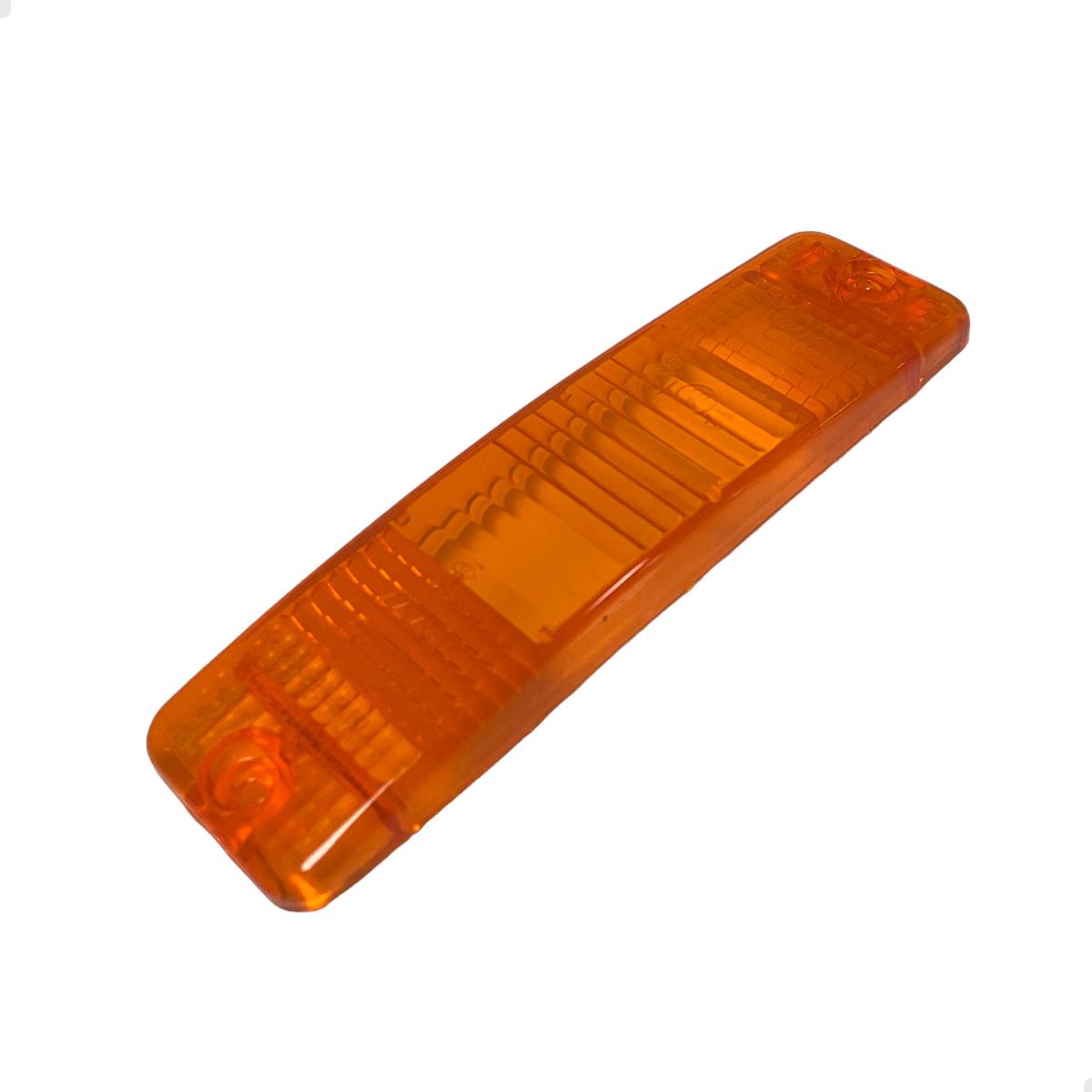 Lente Pisca Parachoque Mexicano, Hella, Laranja 111953141 | Fusca 1970-96 SKU: 111953141